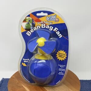 VTG O2-Cool Soft Touch Bean Bag Fan Model 3050 NEW Sealed Battery Desk Fan NOS